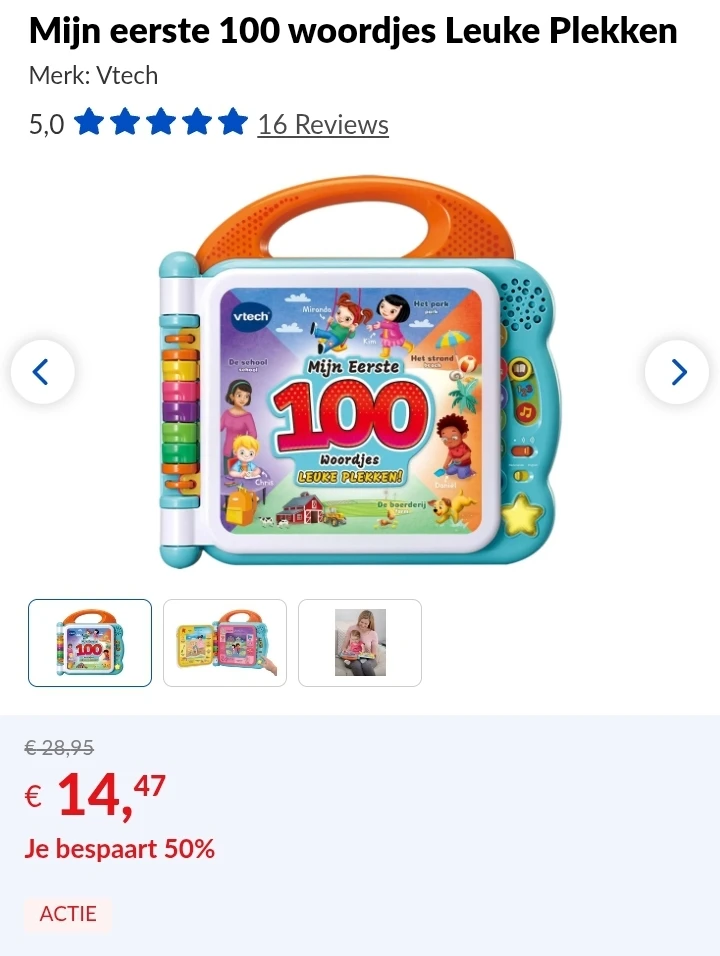 Vtech Mijn eerste 100 woordjes Leuke Plekken