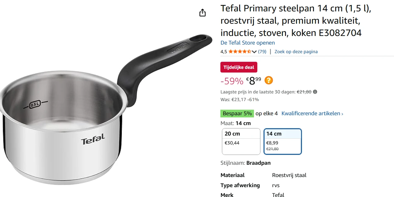 tefal steelpan