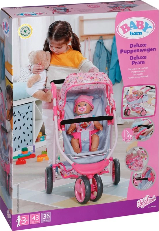 BABY born Deluxe Poppenwagen -46%