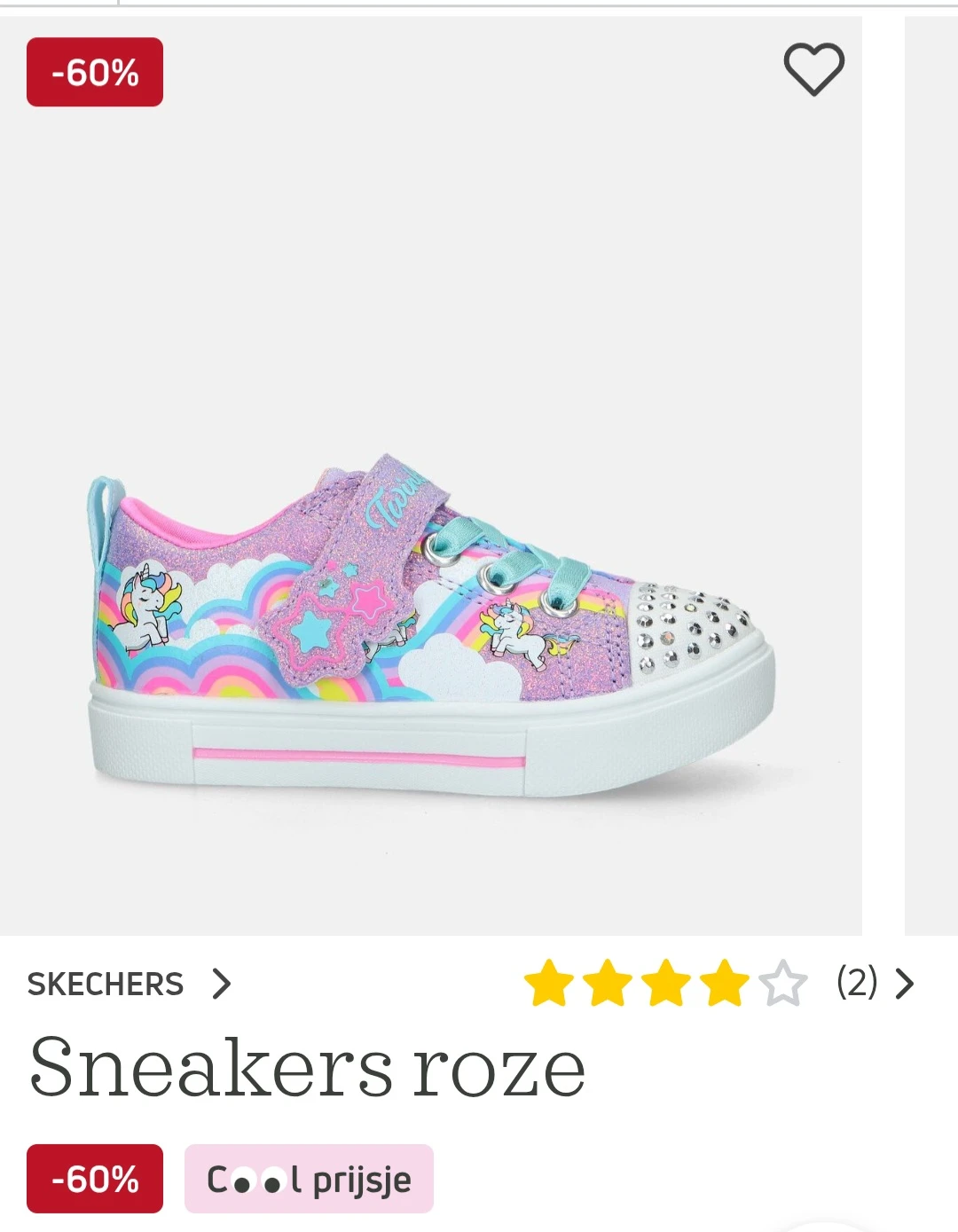 Skechers sneakers roze maat 23 -60% op torfs.be