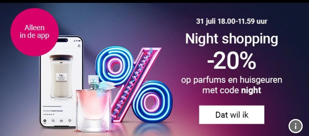 Kortingscode 31/7 Notino