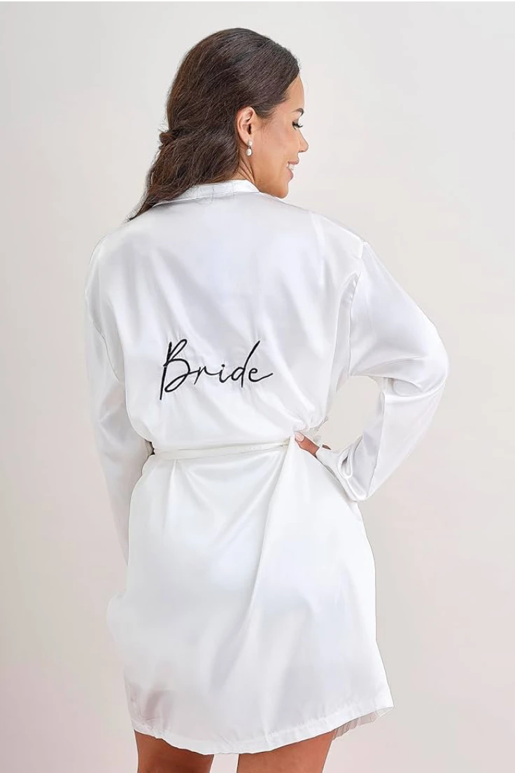 Bride ochtendjas