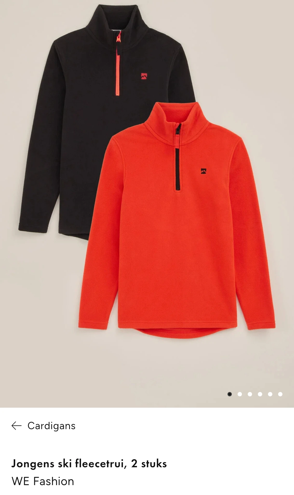 2 jongens ski fleecetruien voor 10€!