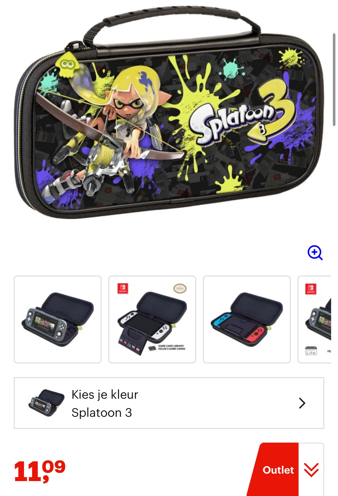 Nintendo Switch case Splatoon 3 -47%
