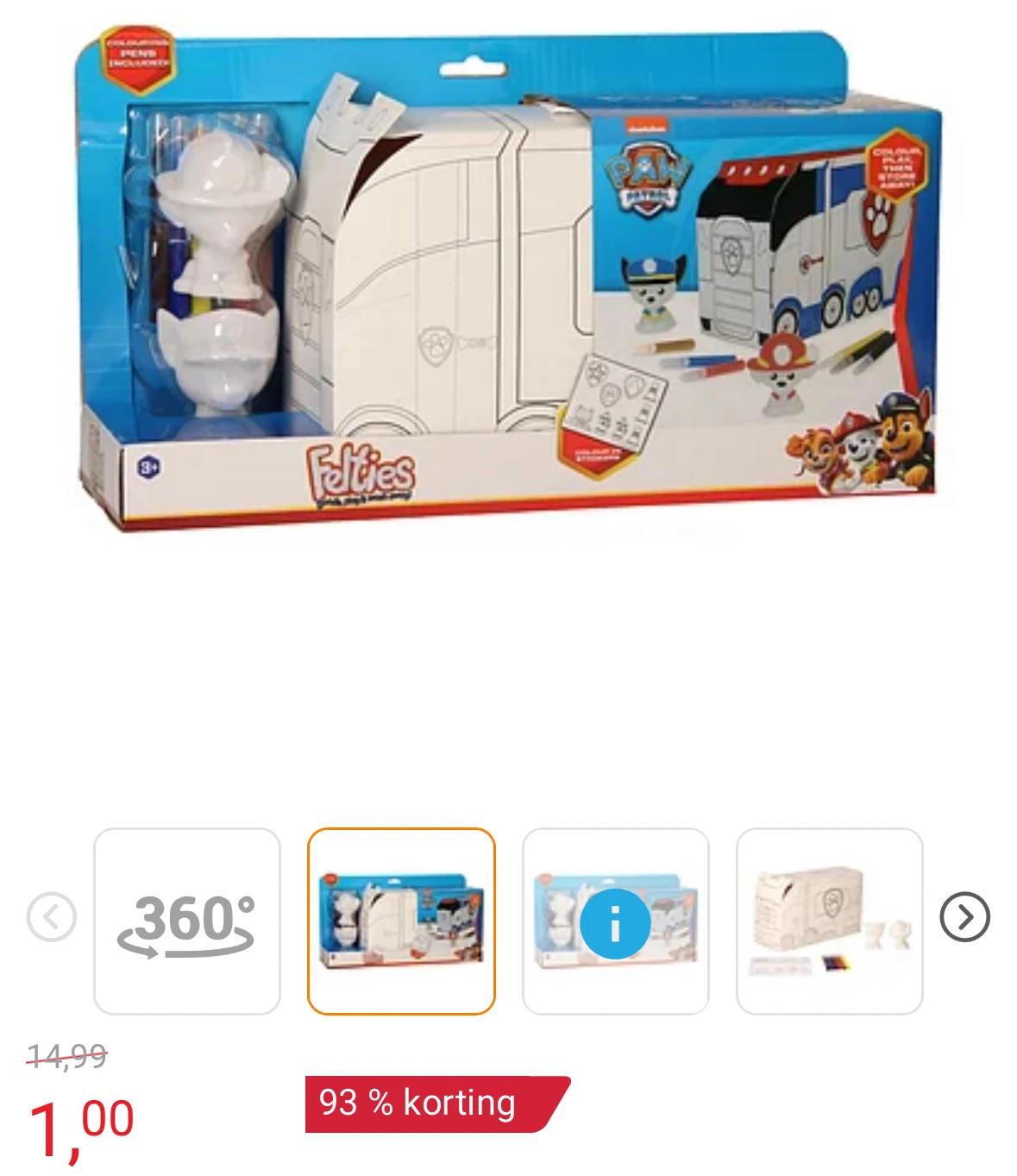 Kleur je eigen Paw Patrol figuren🤭 -93%