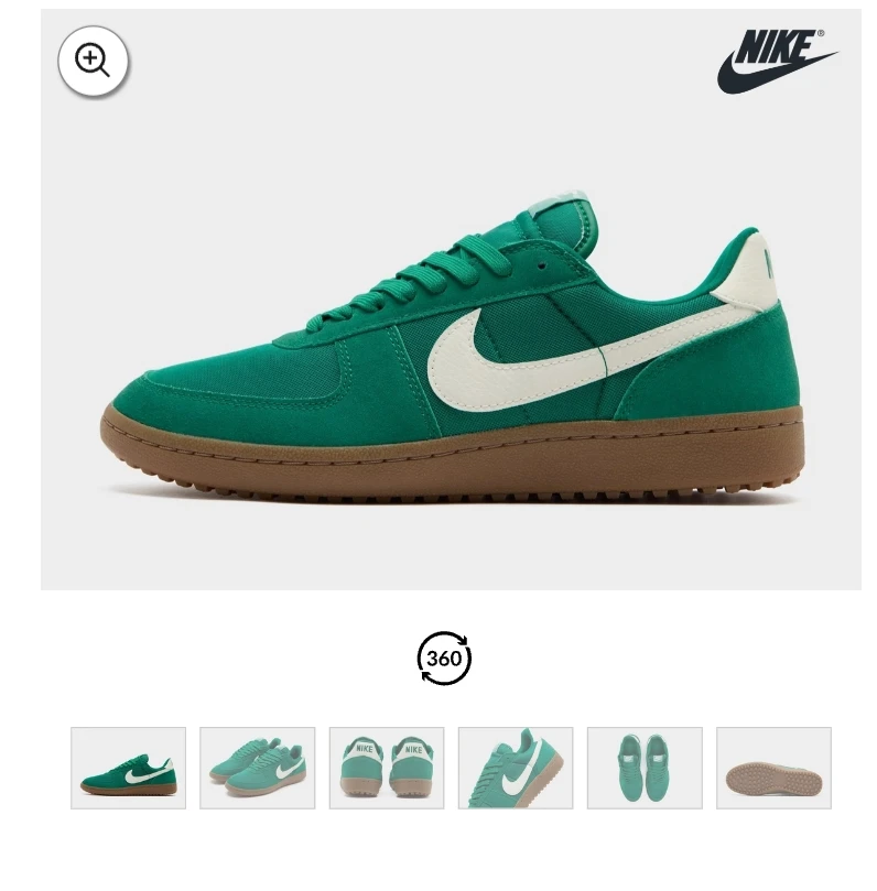 Groene Nike sneaker dames aan 30€