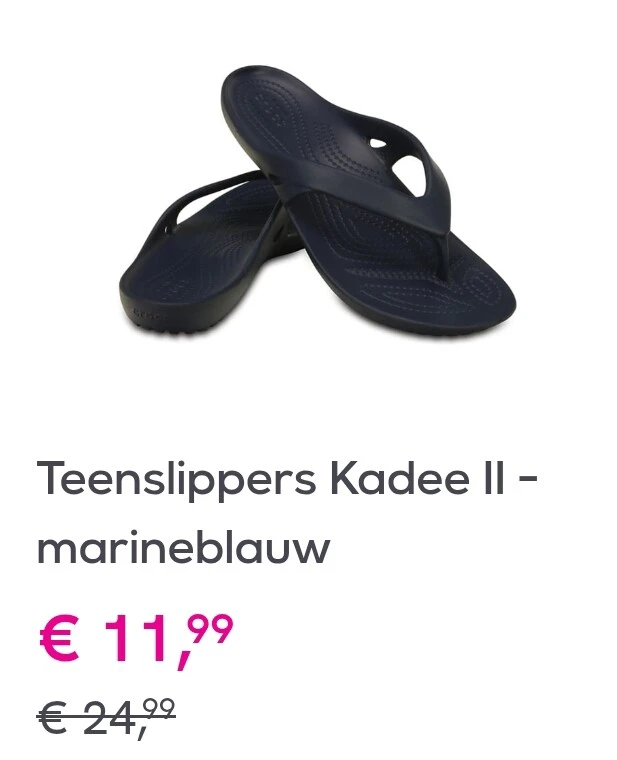 Crocs vanaf 11,99€