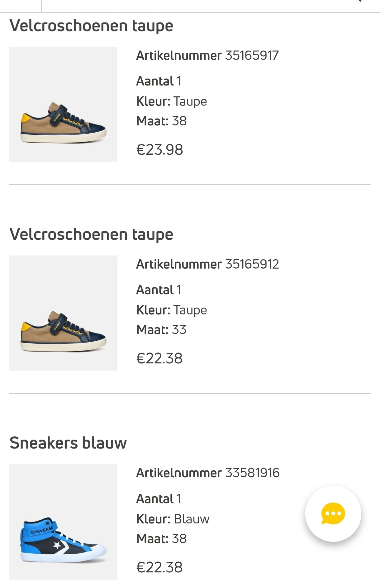 112,11€ uitgespaard bij Torfs