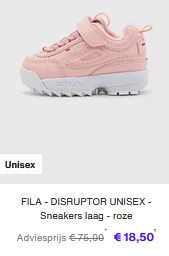 Tot 75% korting op Fila bij zalando lounge
