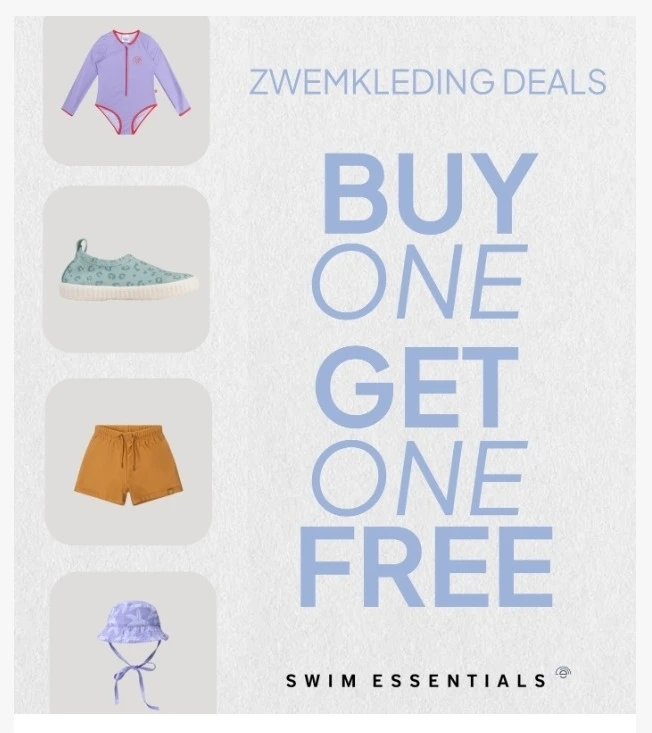 Tot -50% + 2e gratis op zwemkleding bij Swim Essentials