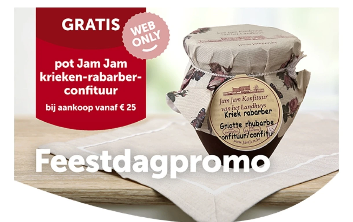 Gratis confituur bij Aveve 😋