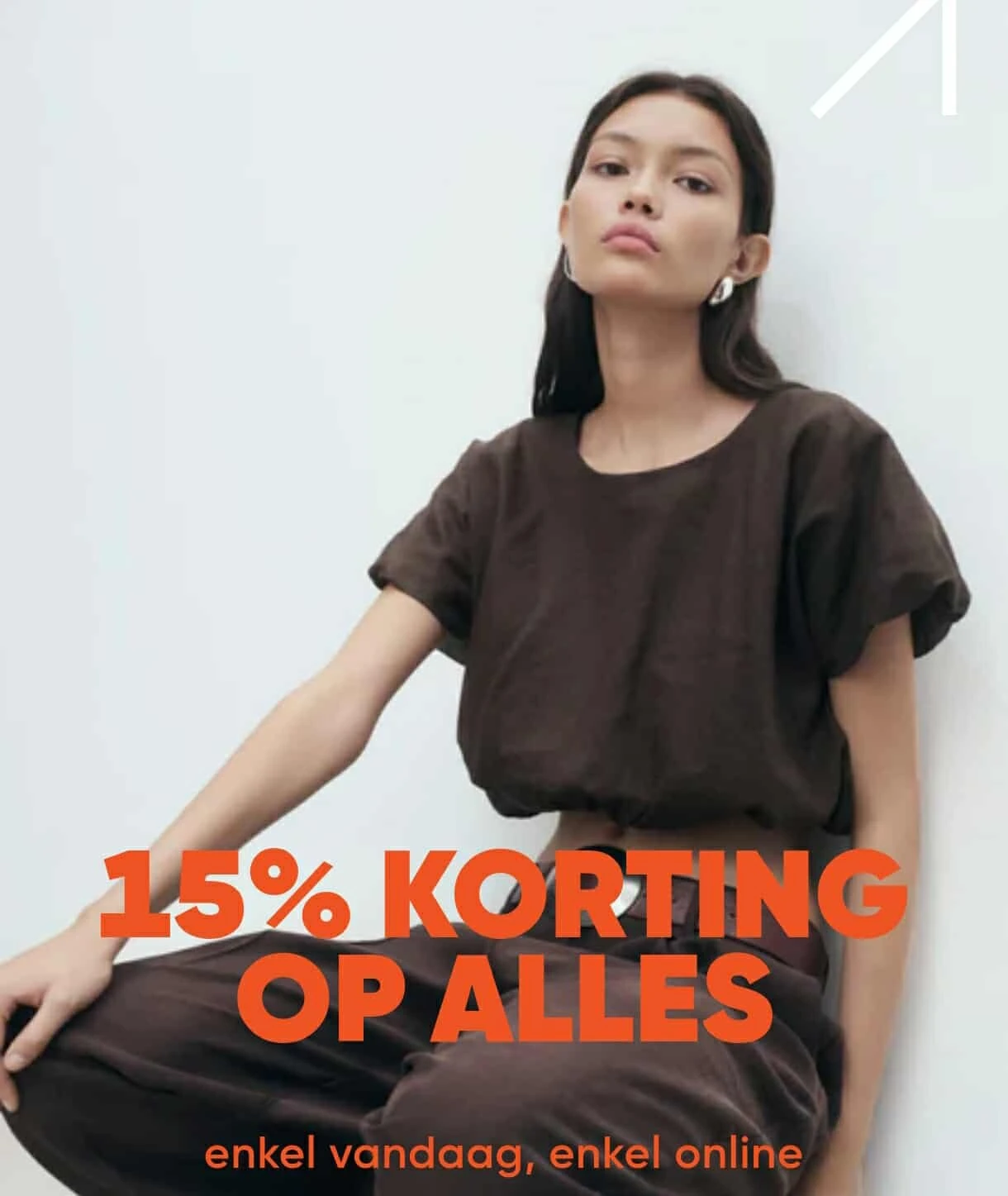 Enkel vandaag: -15% op alles
