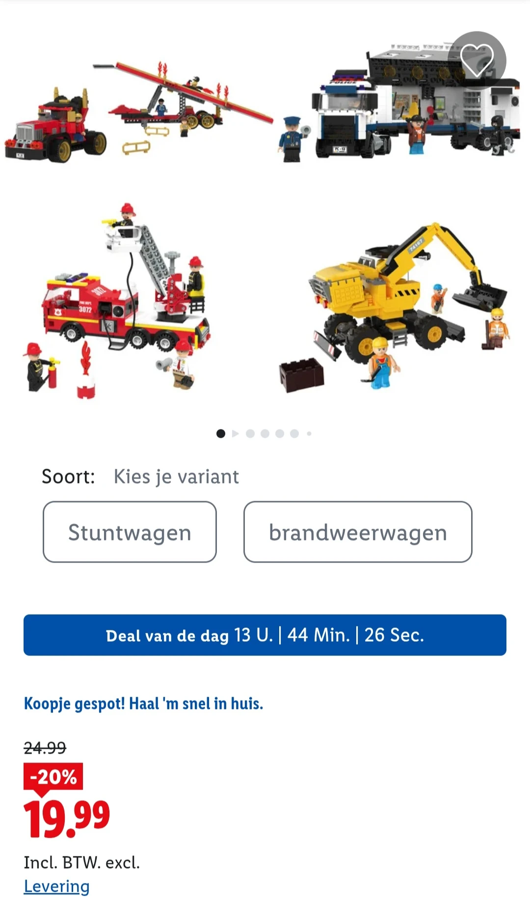 Playtive clippys bouwset M -20% op lidl.be