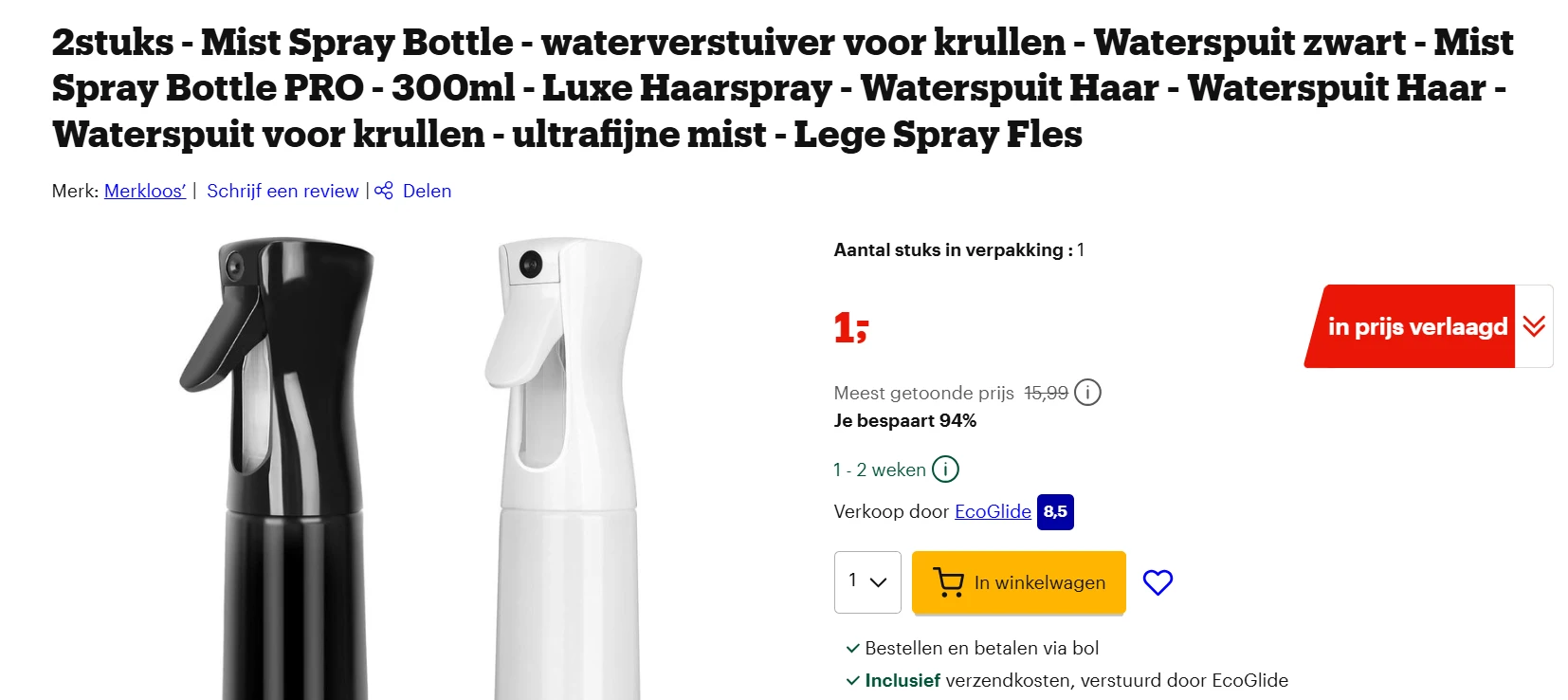 waterverstuivers 2 stuks