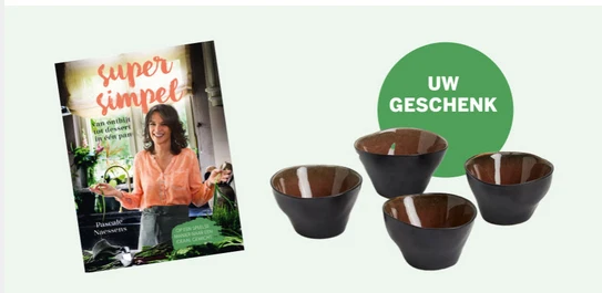 Gratis kookboek en 4 aperitiefkommetjes bij Libelle