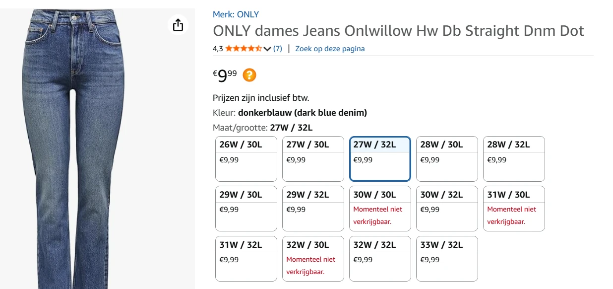 only dames jeans
