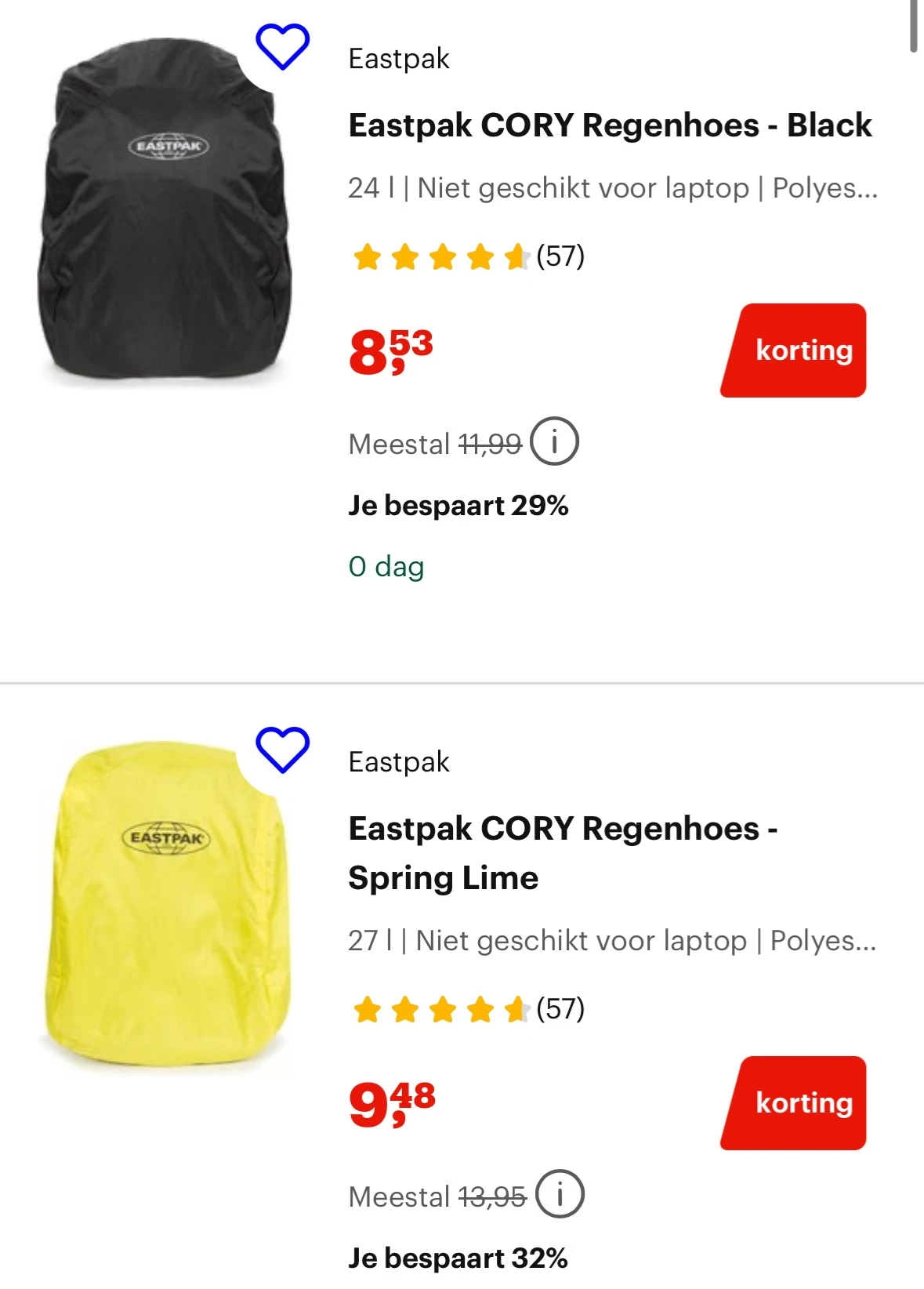 Dagdeal: korting op rugzakken en accessoires