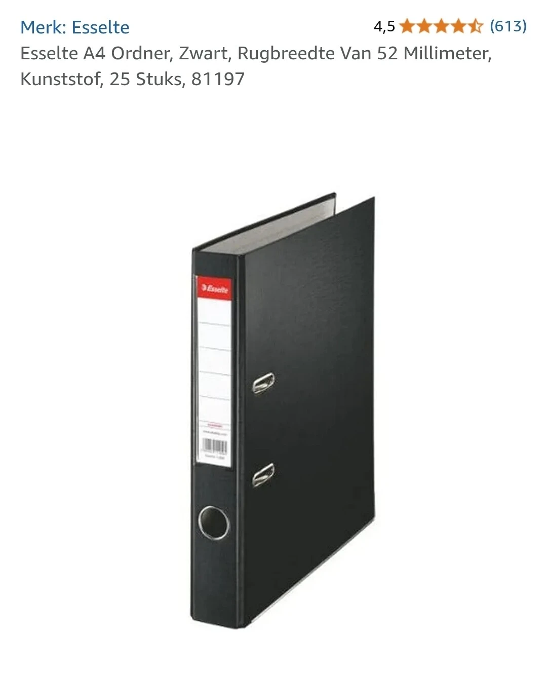 Esselte ordner mappen aan MEGA kortingen