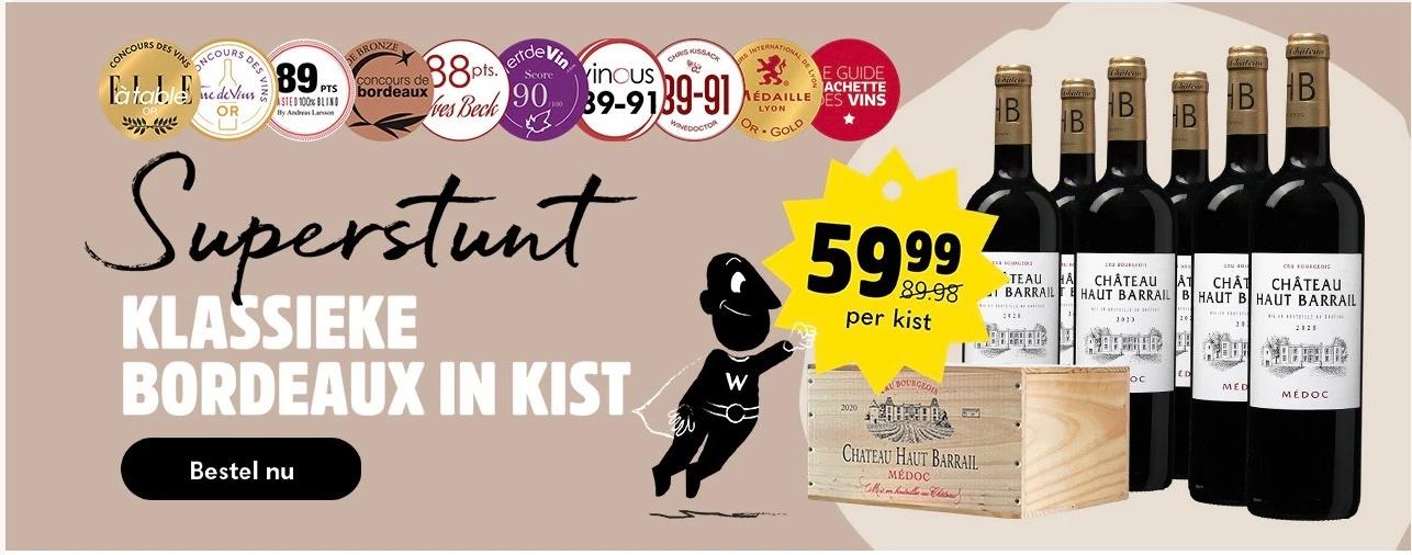 Bordeaux in kist