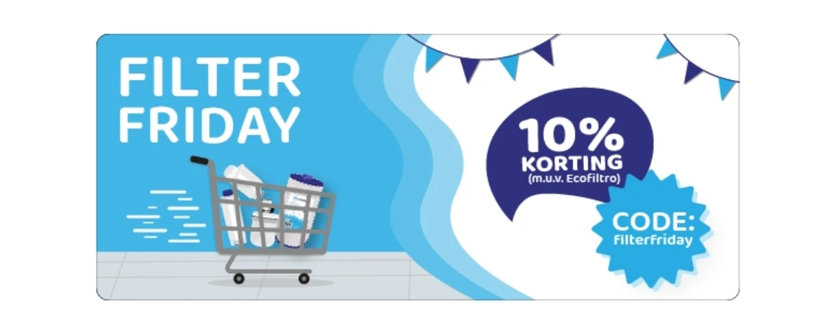 10% korting bij Waterfilterwinkel