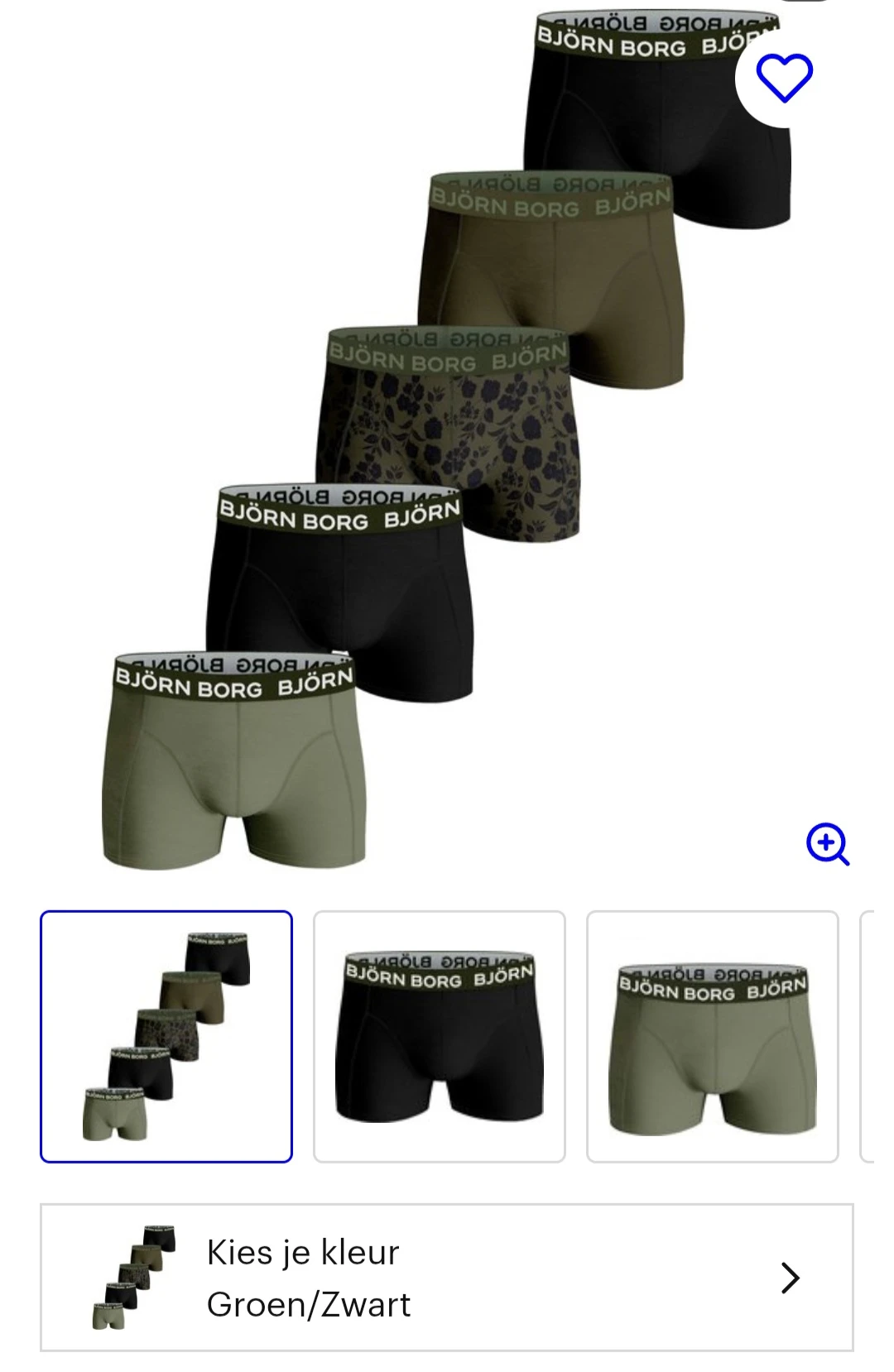 Björn Borg boxershort 5 stuks maat 158-164 op bol.com