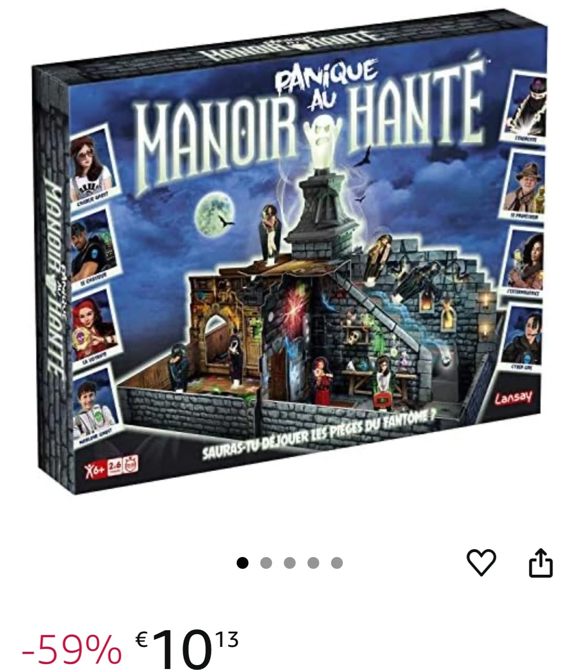Panique dans le manoir hanté