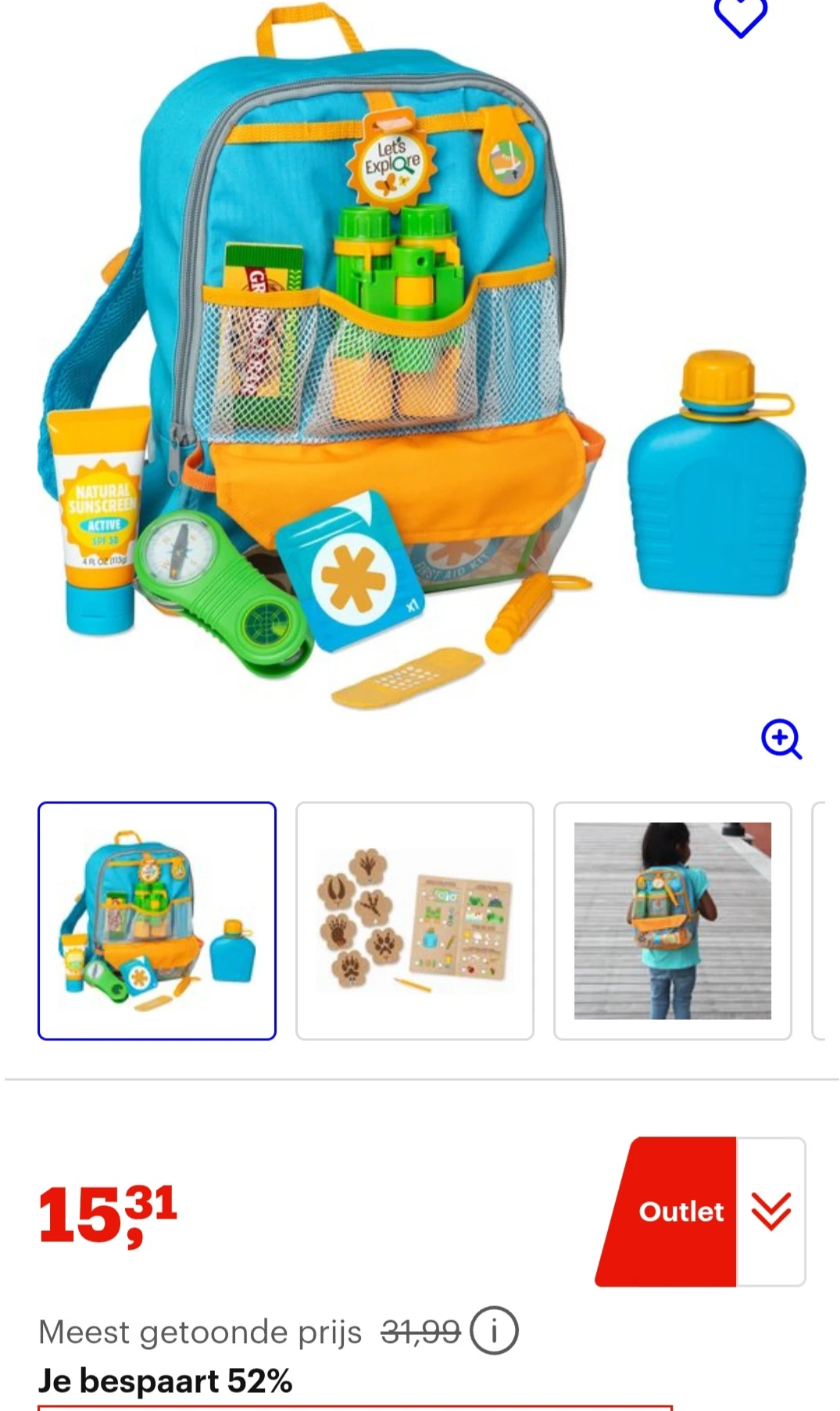 Melissa & Doug Laten we de wandelspeelset verkennen -52%