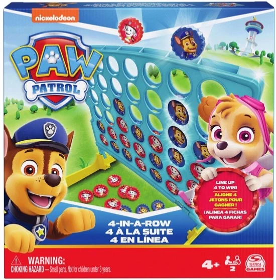 Paw Patrol 4 op een rij