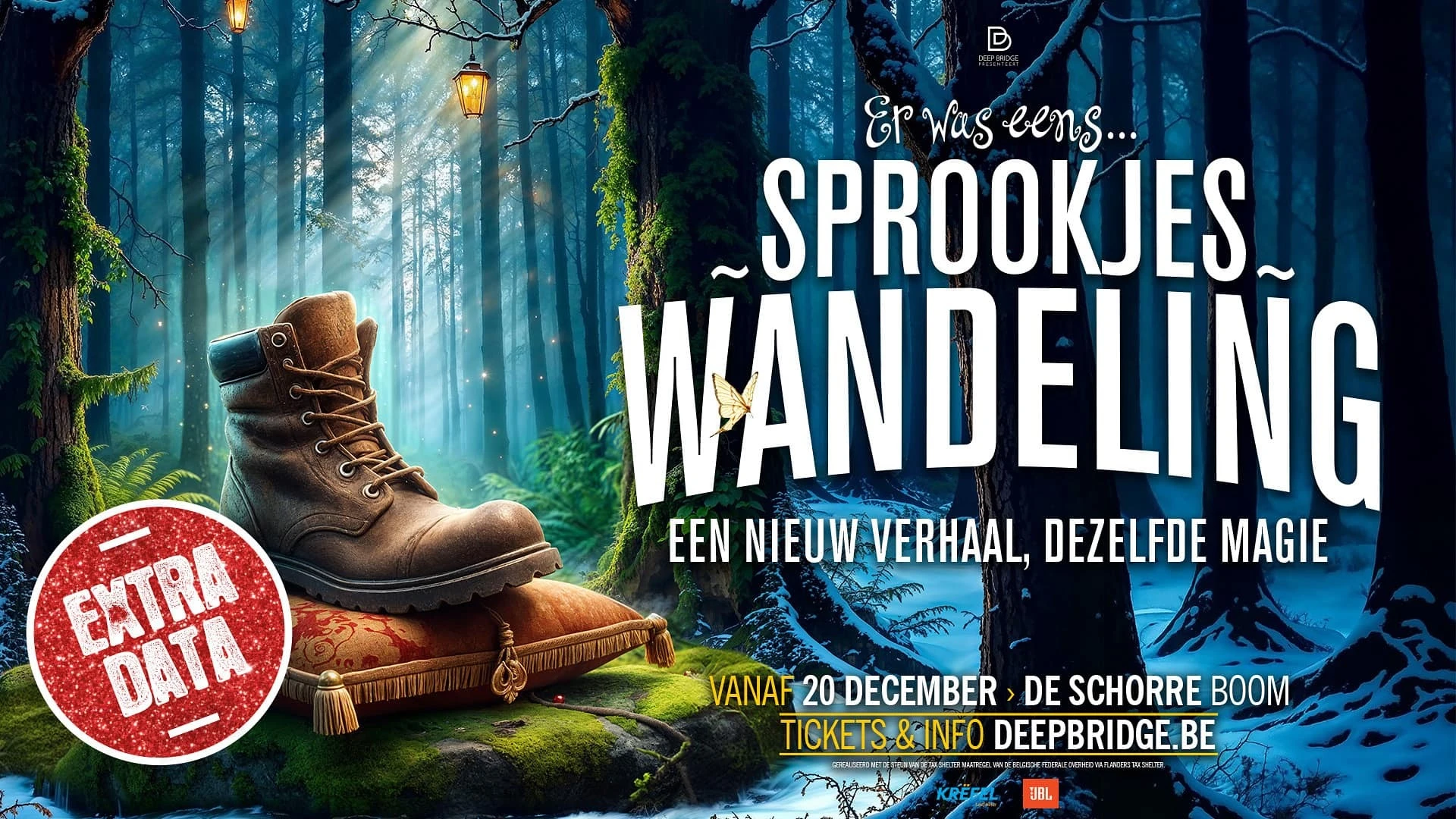 -25% op de Sprookjeswandeling en musicals van Deep Bridge