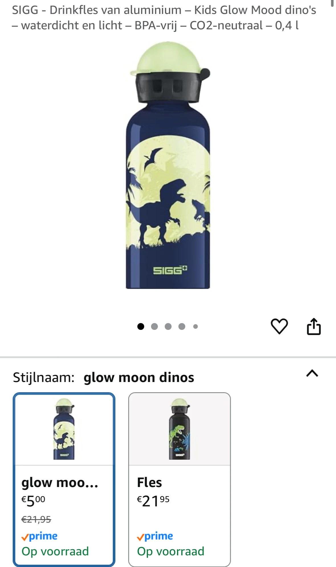 SIGG Drinkfles dino's