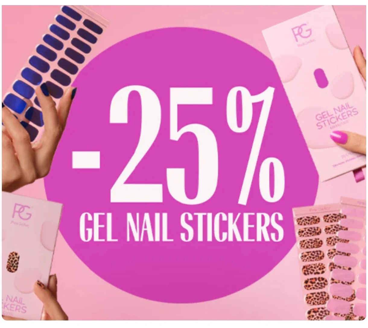 25% korting bij Pink Gellac 💅💅💅