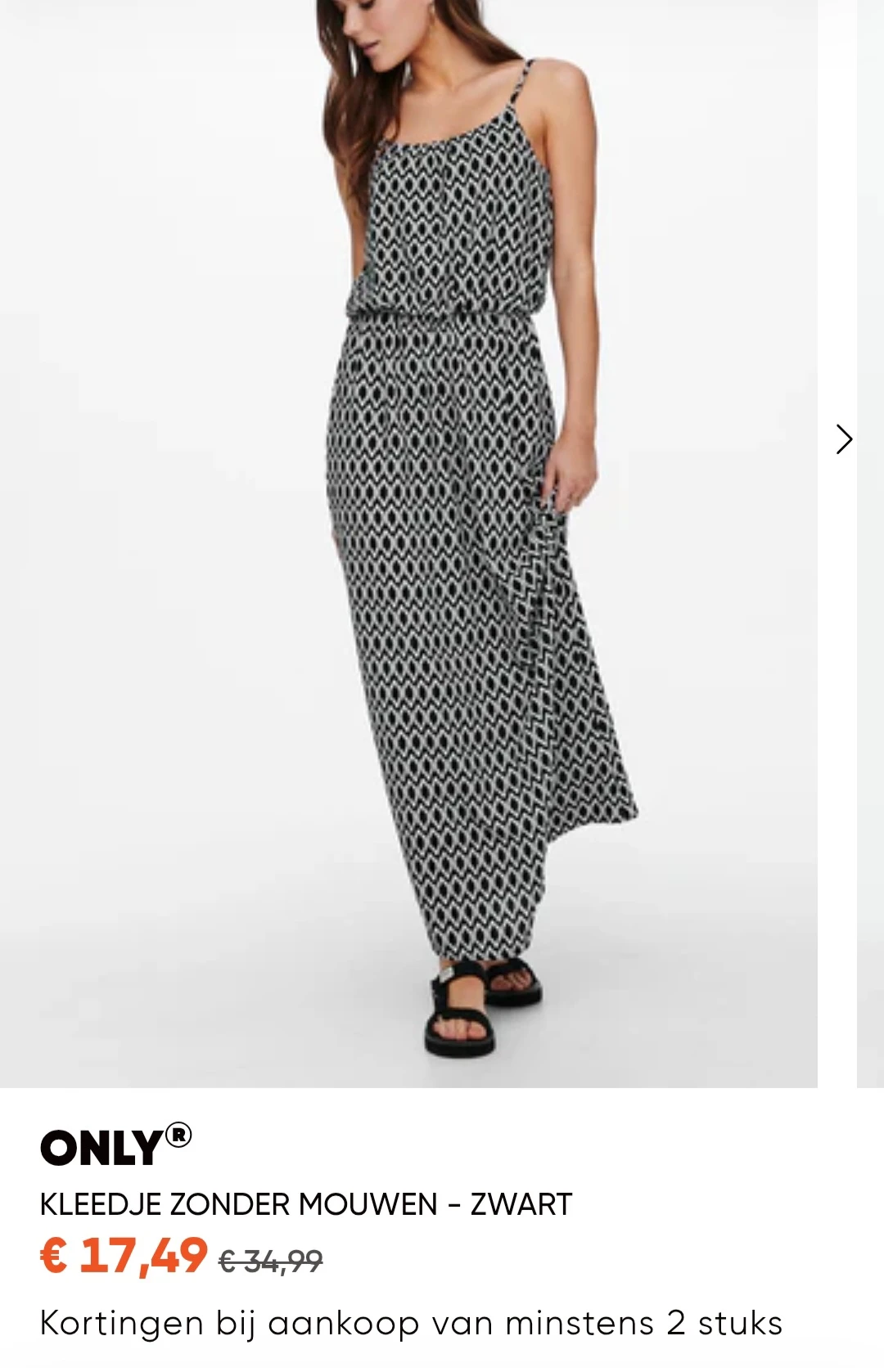Only zwart kleedje -50% vanaf 2