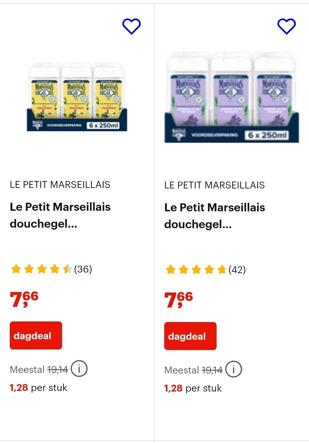 Dagdeal: Le Petit Marseillais douchegel aan hoge korting bij bol.com