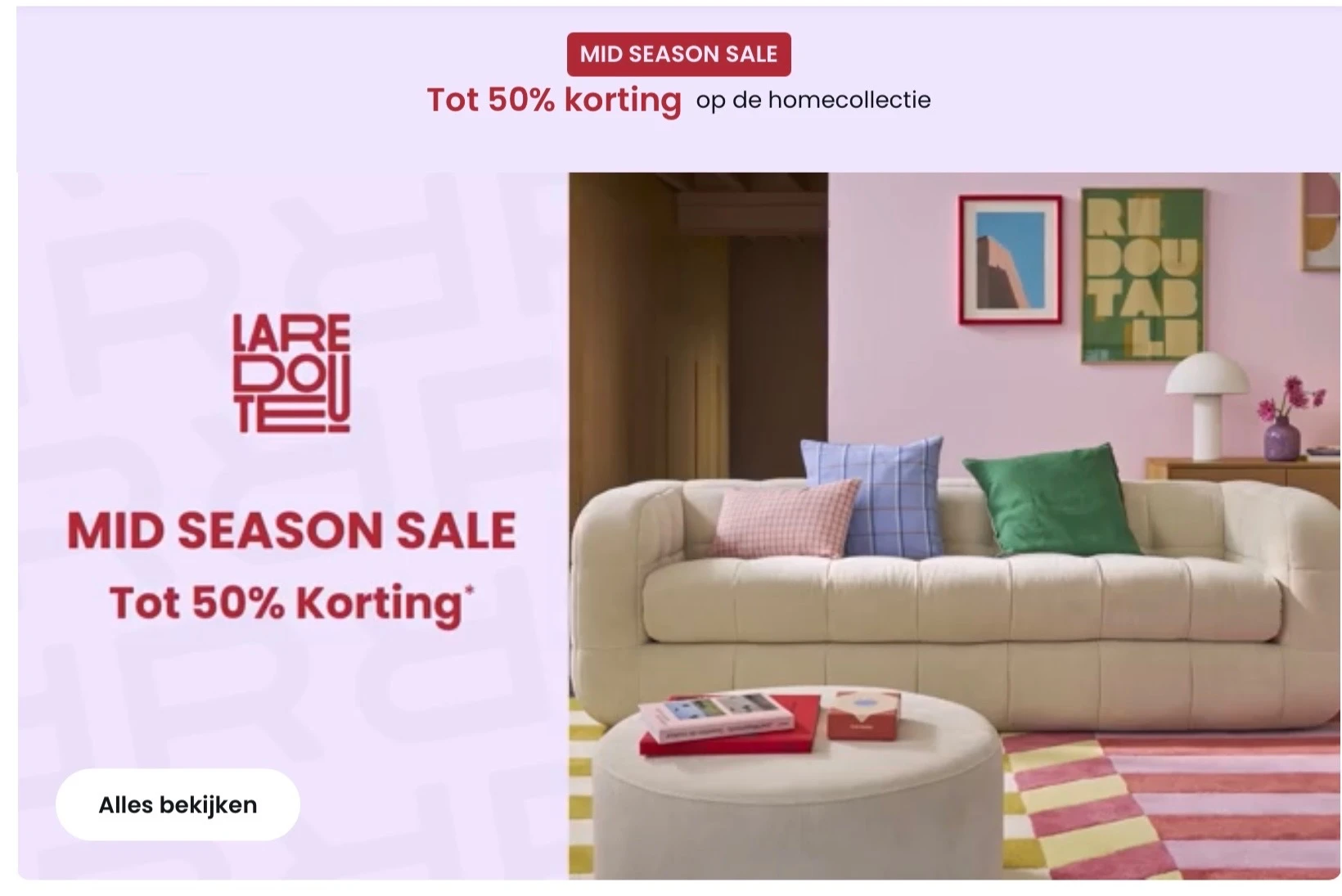 La Redoute mid season sale