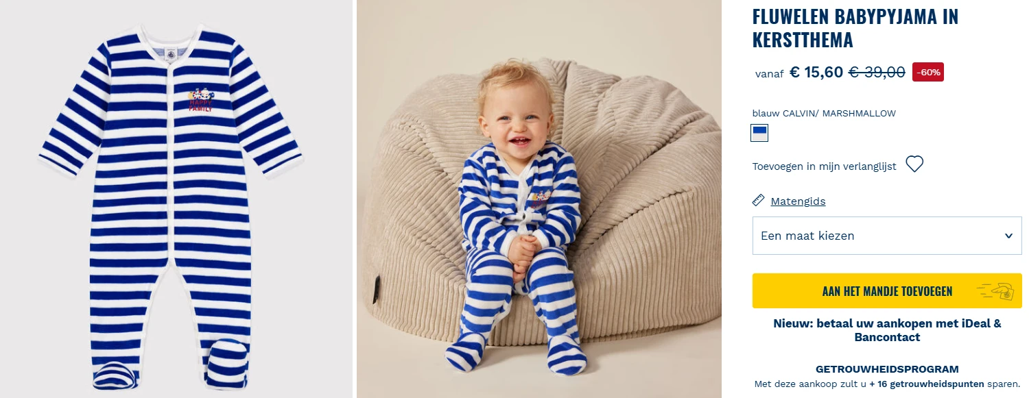 Tot -60% in de outlet van Petit Bateau ⛵ Baby & Kids, dames
