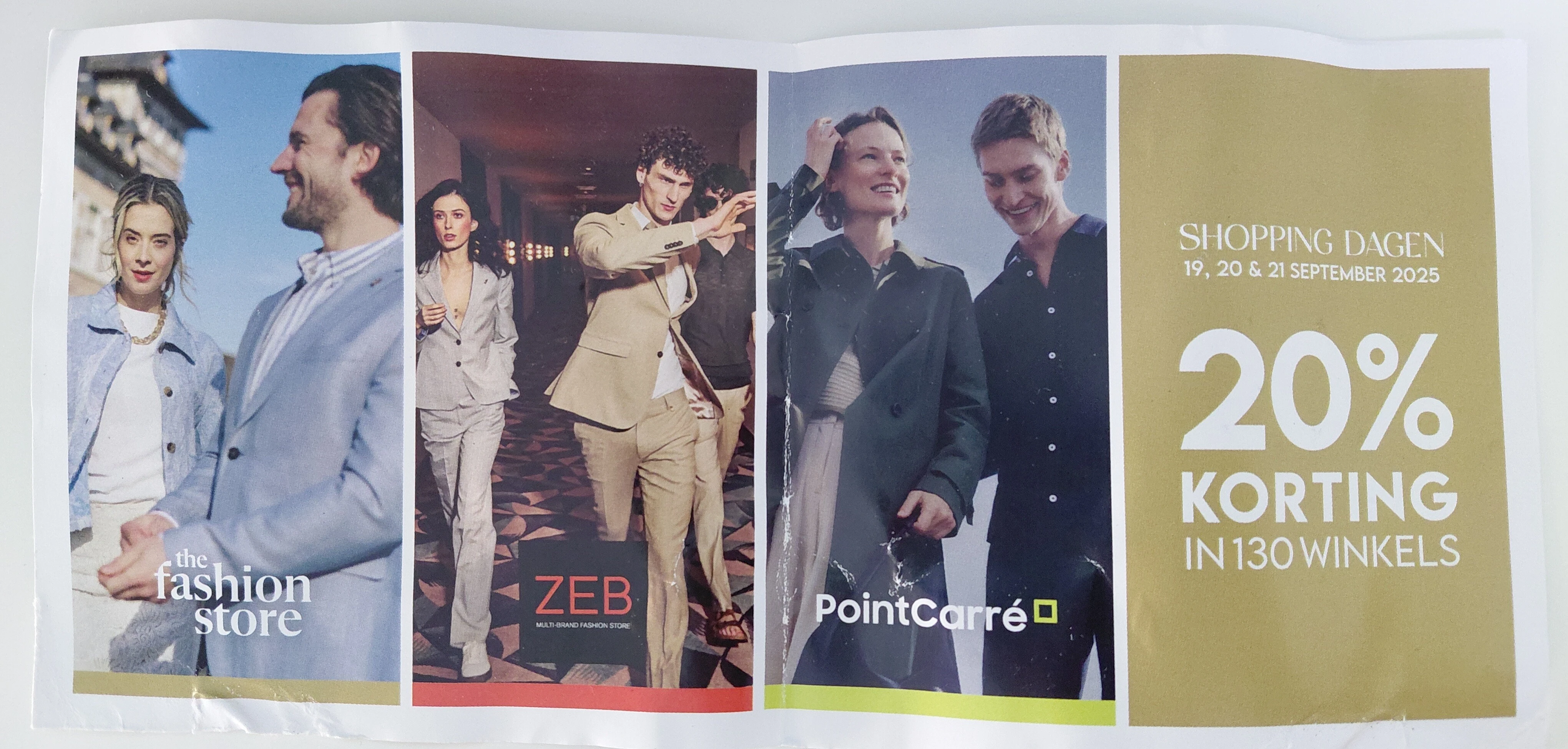 20% korting bij ZEB, PointCarré & The Fashion Store