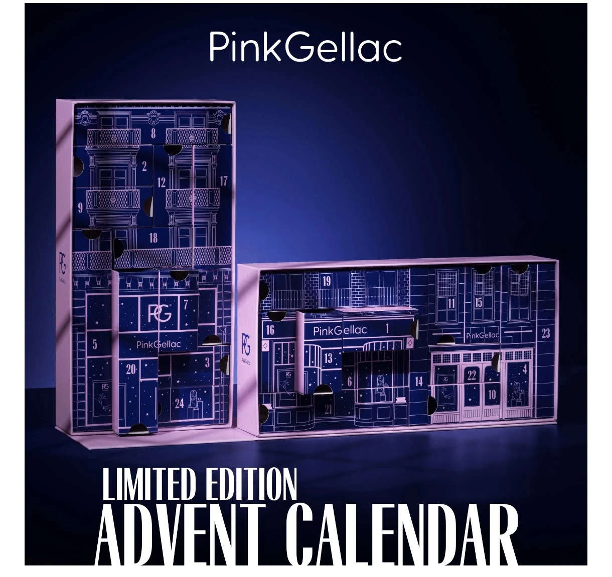 Pink gellac adventkalender