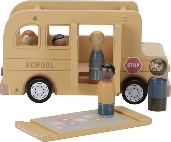 Little Dutch Schoolbus met poppetjes