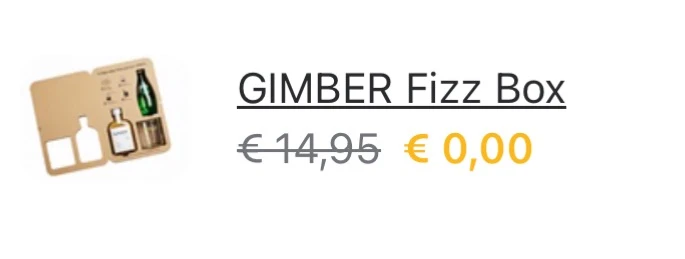 GIMBER Fizz Box Cadeau