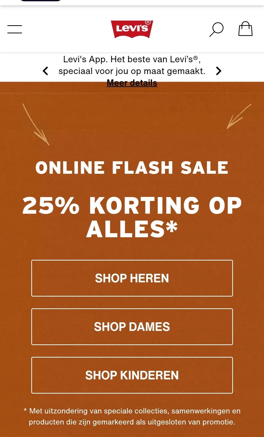 Levi's 25%