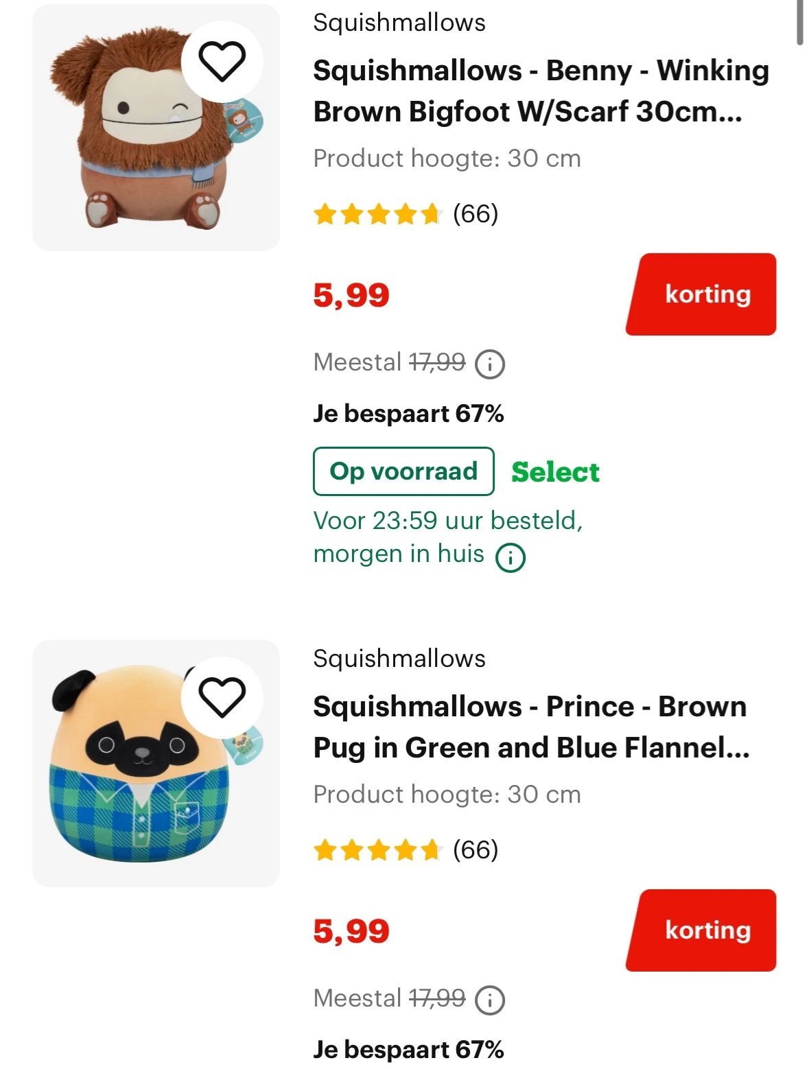 Squishmallows vanaf €5,99