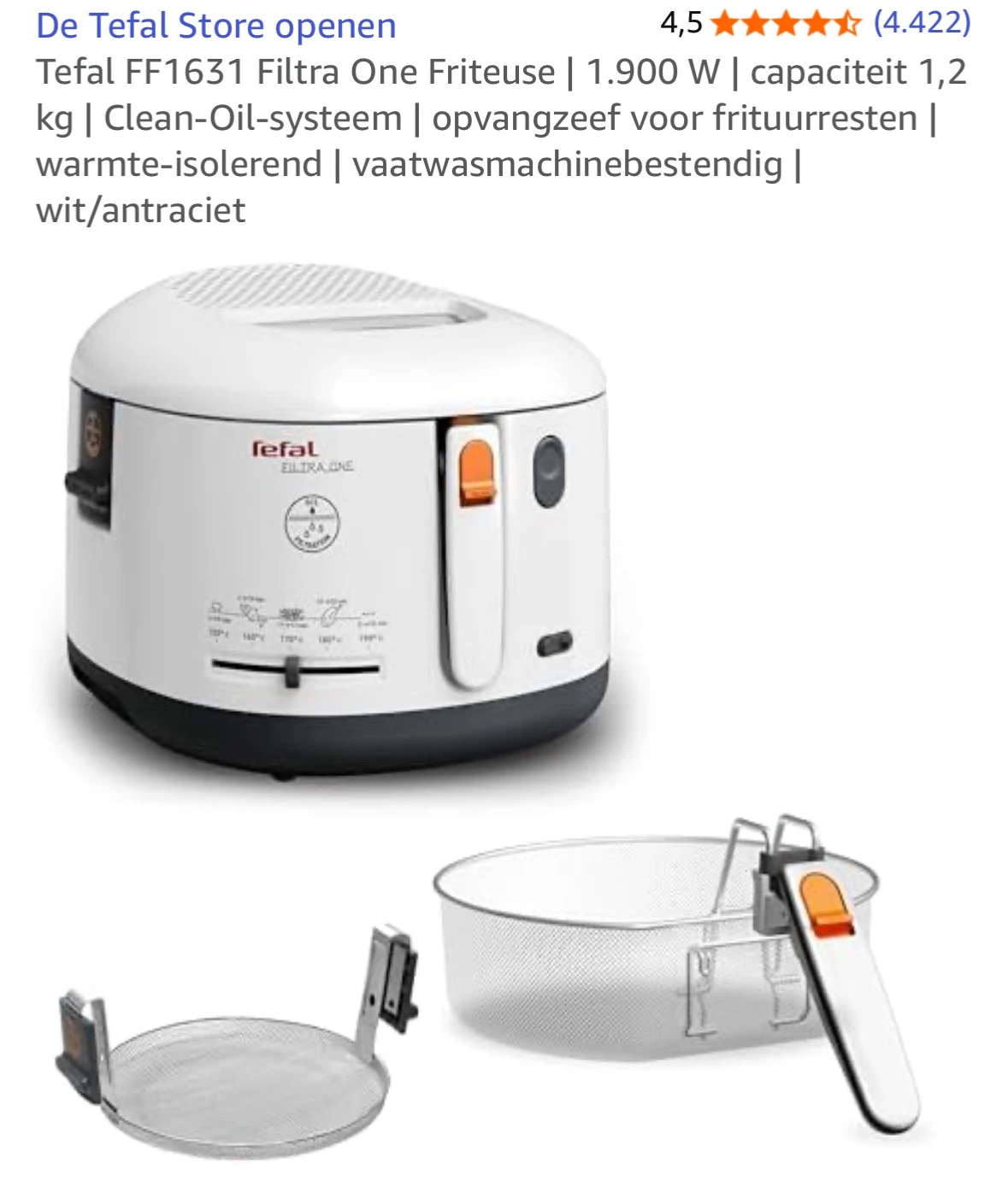 Tefal friteuse