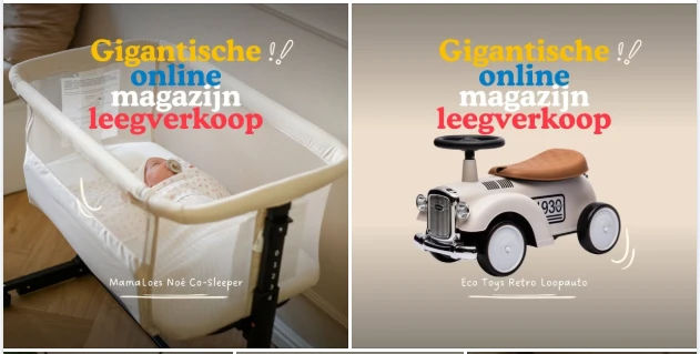 Tot -90% in de giga online outlet van MamaLoes 👶🏻