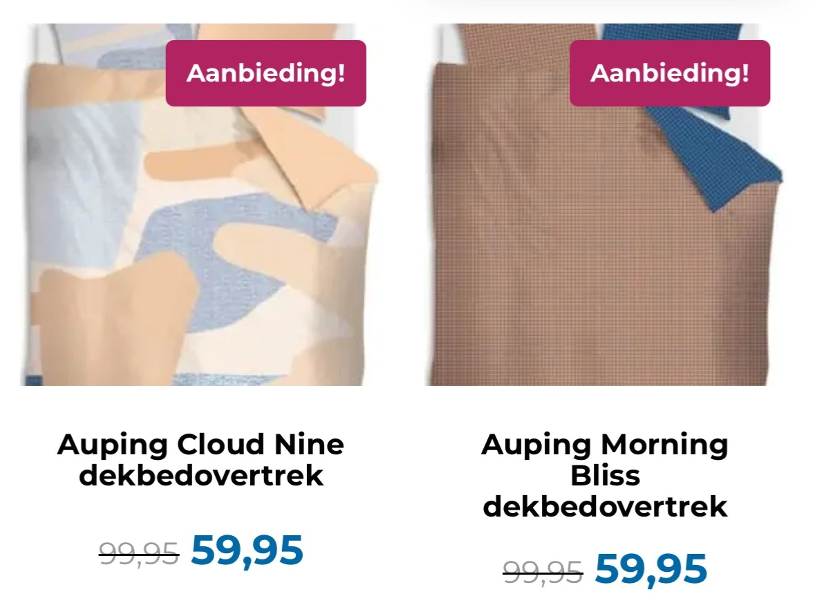 Dekbedovertrekken Auping