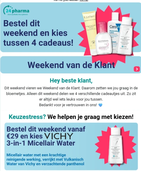 24pharma: Geschenk naar keuze