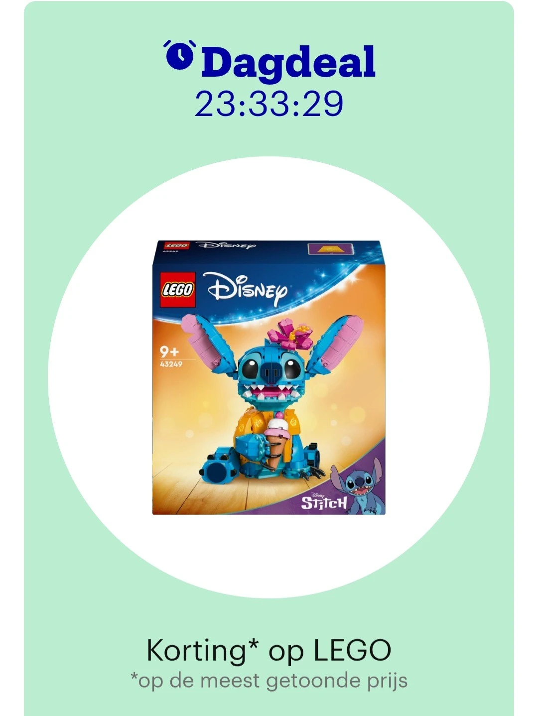 Dagdeal Lego tot -25%