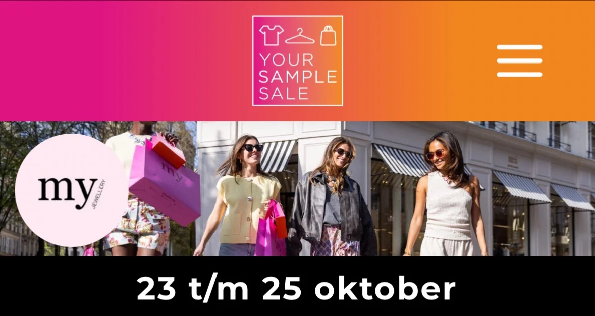 My Jewellery sample sale Antwerp Expo