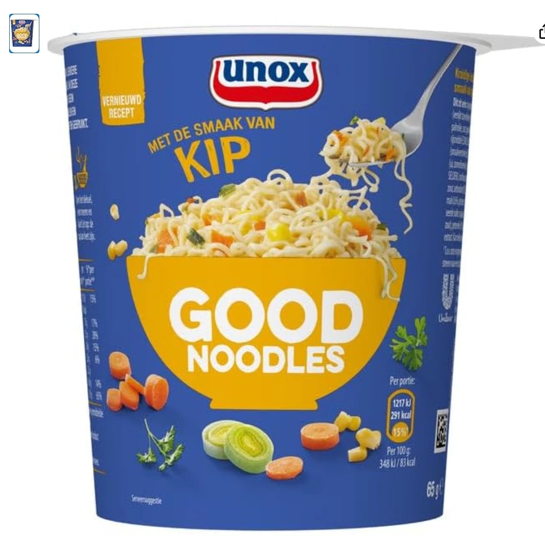 Prime deal: Unox kip 8 x 65 g