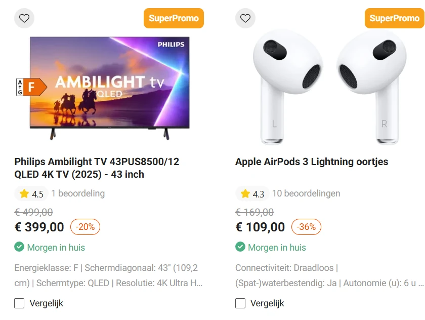 Tot -50% 🥳 Verjaardagdeals bij Krëfel