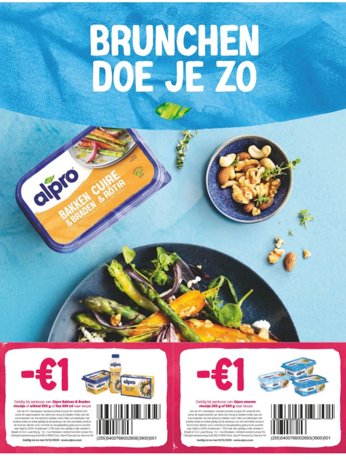 Coupons in dag allemaal Alpro boter -1€